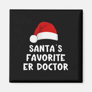 Weihnachtsmanns Lieblings-Notarzt Funny Xmas Pa Magnet