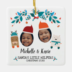 Weihnachtsmann's Little Helpers Grand Kids Weihnac Keramikornament