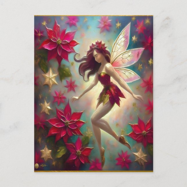 Weihnachtsmannschaft - Auburn Hair Postkarte (Vorderseite)