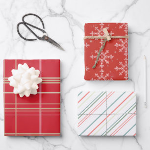 Weihnachtsmannschaft Geschenkpapier Set