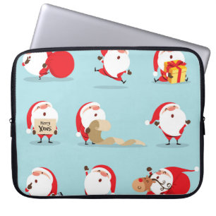 Weihnachtsmannschaft. Laptopschutzhülle
