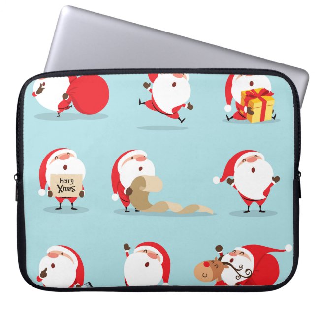 Weihnachtsmannschaft. Laptopschutzhülle (Vorderseite)
