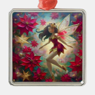Weihnachtsmannschaft - Mittelbraune Haare Ornament Aus Metall