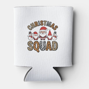 Weihnachtsmannschaft Santa Schneemann Leoparden-Dr Dosenkühler