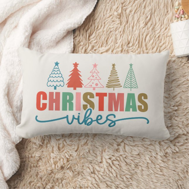 Weihnachtsmäntel - farbenfrohe Urlaubsmuster Lendenkissen (Decke)