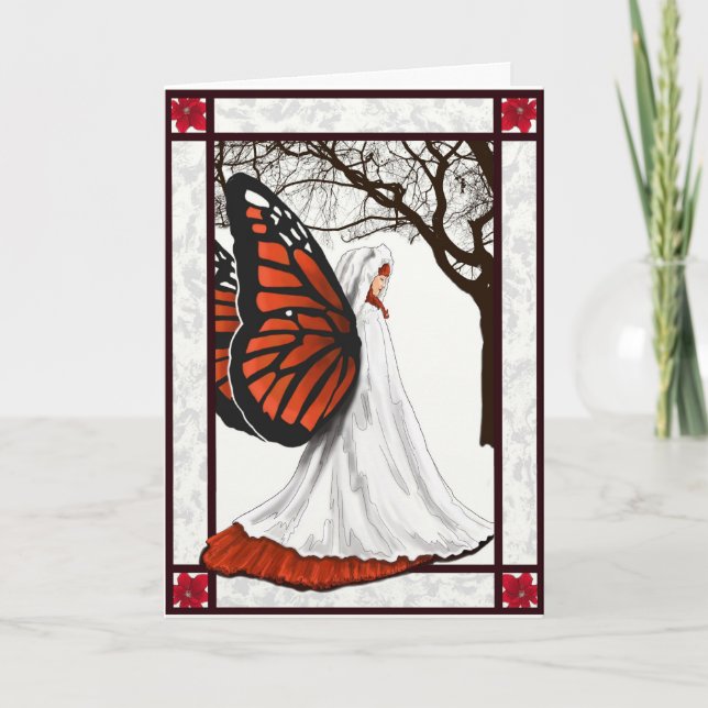 Weihnachtsmärchen Feiertagskarte (Vorderseite)