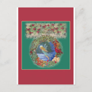 Weihnachtsmärchen - Illustration Feiertagspostkarte
