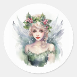 Weihnachtsmärchen Runder Aufkleber