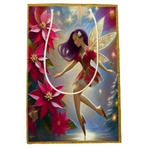 Weihnachtsmärchen - Straight Plum Hair Mittlere Geschenktüte