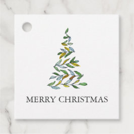Weihnachtsmarken für Wasserfarben Geschenkanhänger