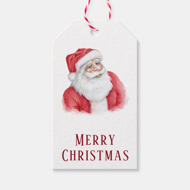Weihnachtsmarken verzaubert geschenkanhänger (Vorderseite)