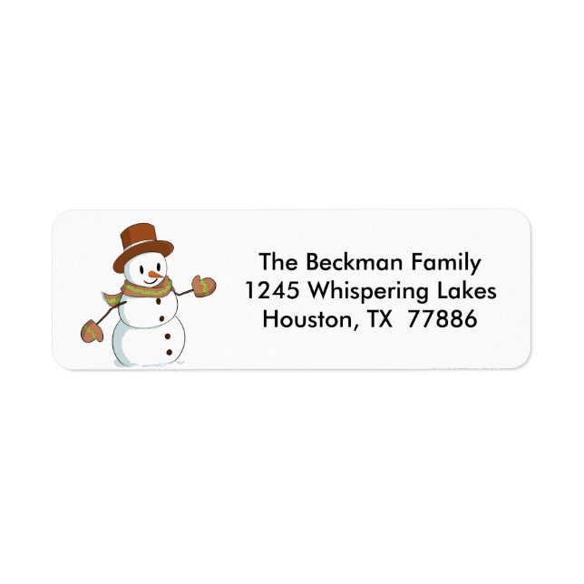 Weihnachtsmarken von Snowman (Vorne)