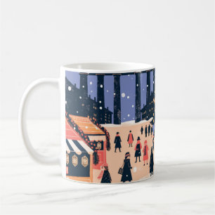 Weihnachtsmarkt Brandenburg-Tor Berlin Poster Kaffeetasse