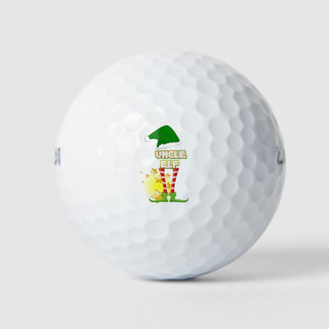 Weihnachtsmarkt-Geschenk Golfball (Vorderseite)