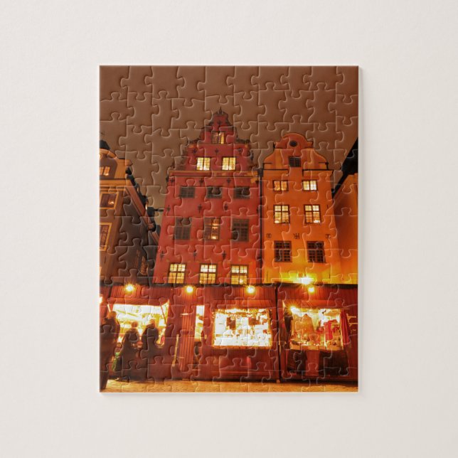 Weihnachtsmarkt in Stockholm, Schweden (Vertikal)