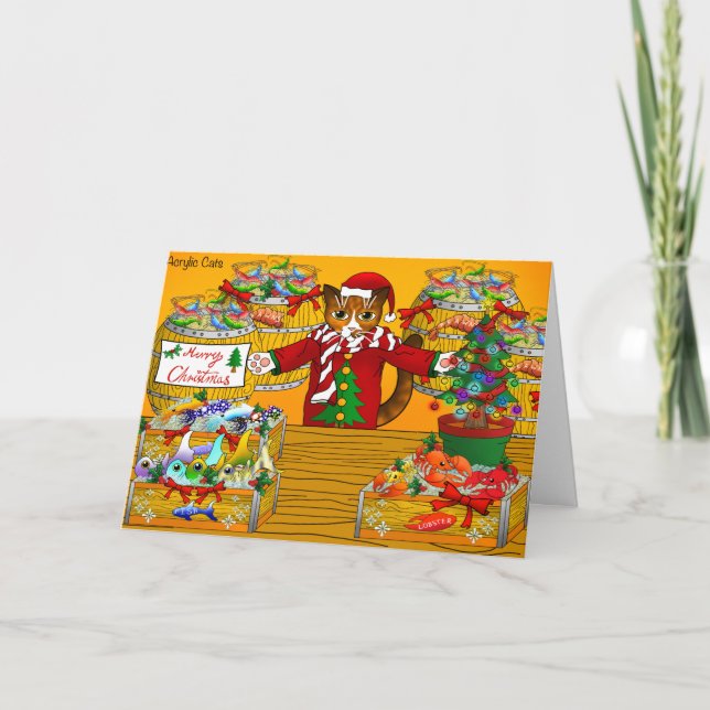 Weihnachtsmarkt Karte (Vorderseite)