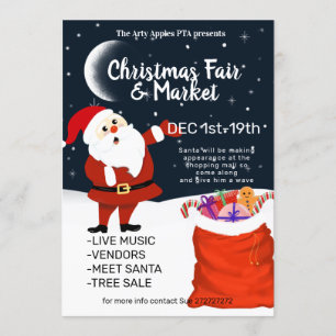 Weihnachtsmarkt & Messe Einladung
