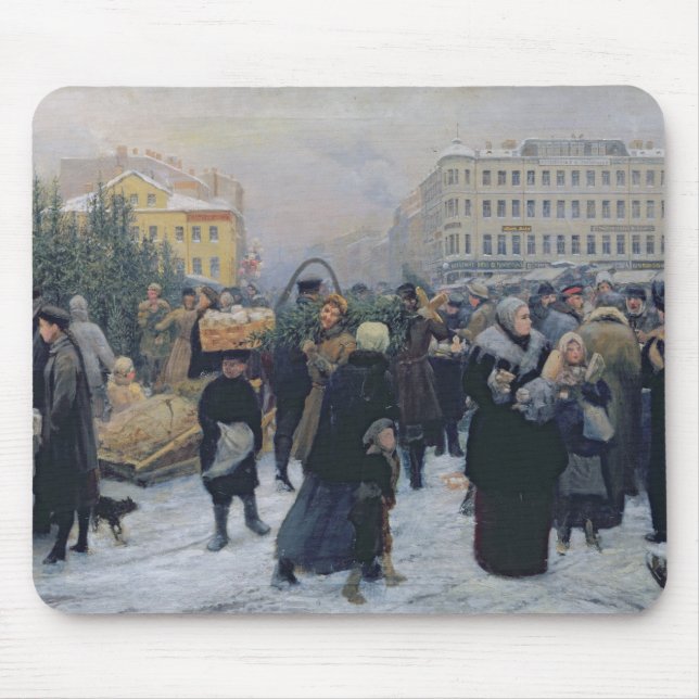 Weihnachtsmarkt Mousepad (Vorne)