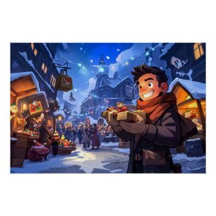Weihnachtsmarkt Poster