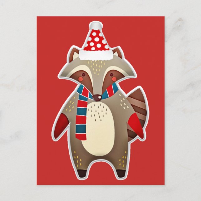 Weihnachtsmarkt-Postkarte Postkarte (Vorderseite)