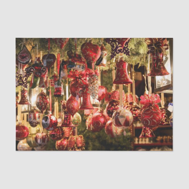 Weihnachtsmarkt Seidenpapier (Vorderseite)