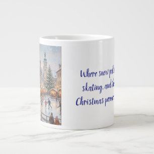 Weihnachtsmarkt Winter Wonderland Kaffeetasse Jumbo-Tasse