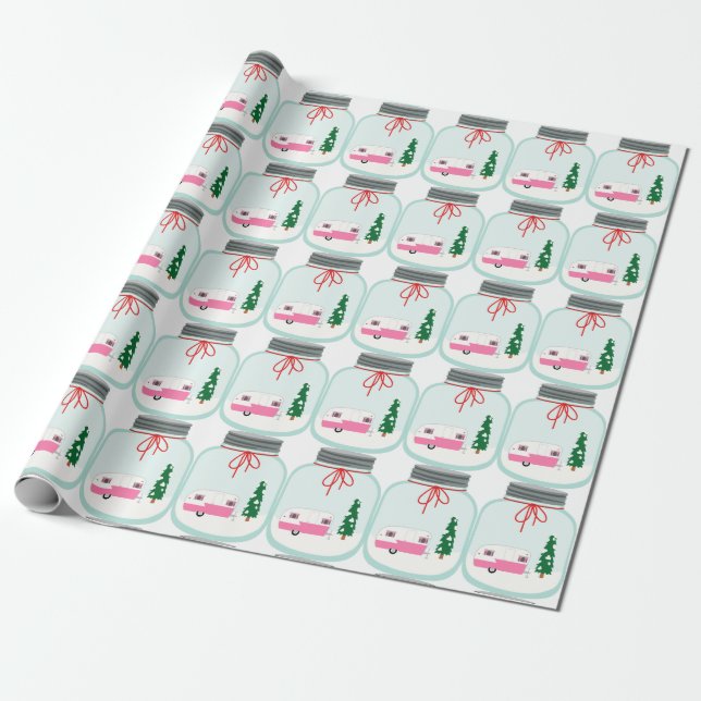Weihnachtsmason Geschenkpapier (Ungerollt)