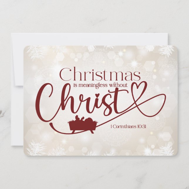 WEIHNACHTSMASSNAHMEN SIND OHNE CHRISTTISTISCHE URL (Vorderseite)