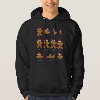 Weihnachtsmathematik Lehrer Fraction Gingerbrei Co Hoodie
