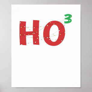 Weihnachtsmathematik Nerd HOHOHOHO Weihnachtsbeleu Poster
