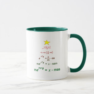 Weihnachtsmathematik Tasse