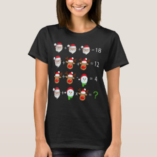 Weihnachtsmathematiker Elf Matching Familie Pajam T-Shirt