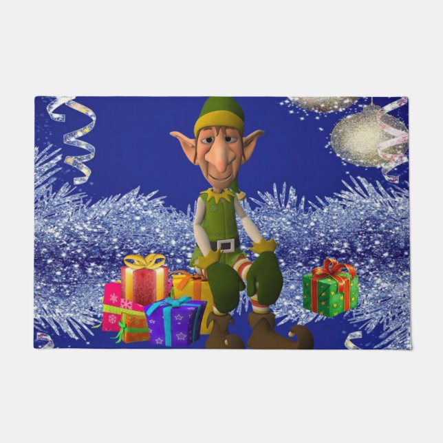 Weihnachtsmatte, Elf Fußmatte (Vorderseite)