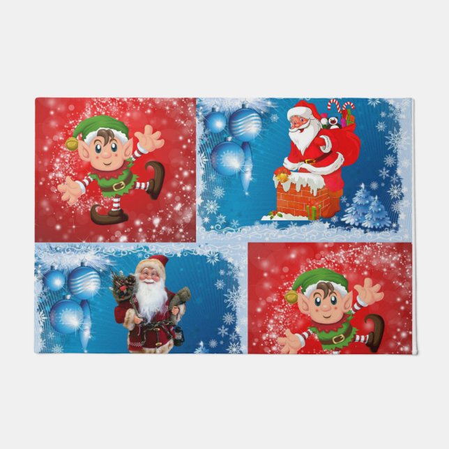 Weihnachtsmatte Fußmatte (Vorderseite)