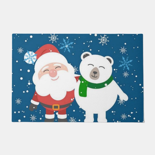 Weihnachtsmatte, Weihnachten Fußmatte (Vorderseite)