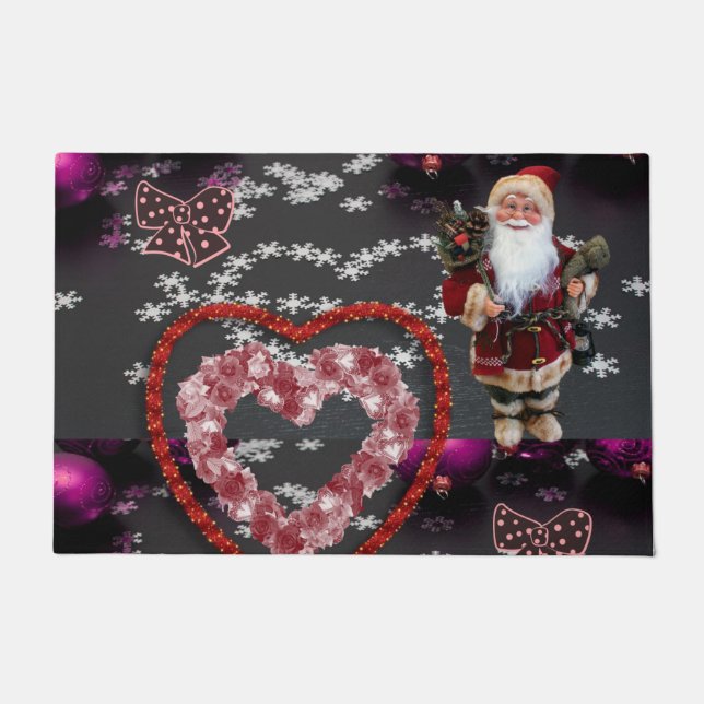 Weihnachtsmatte, Weihnachten Fußmatte (Vorderseite)