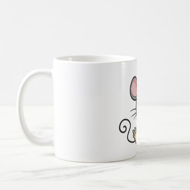 Weihnachtsmaus Kaffeetasse (Links)
