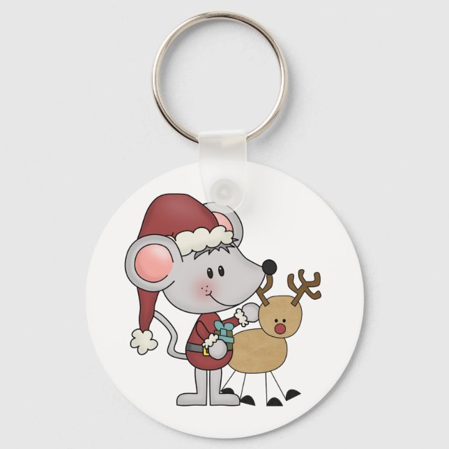Weihnachtsmaus und schlüsselanhänger (Vorderseite)
