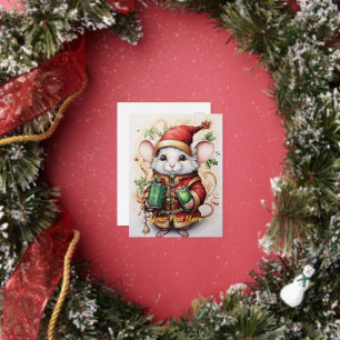 Weihnachtsmäuse 1 folien feiertagspostkarte