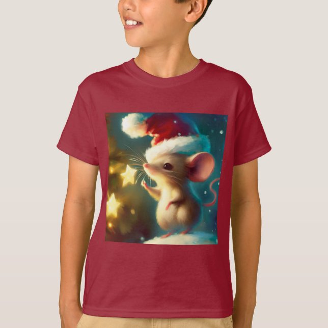 Weihnachtsmäuse 1 T-Shirt (Vorderseite)
