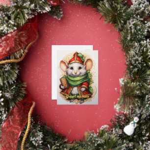 Weihnachtsmäuse 5 folien feiertagspostkarte