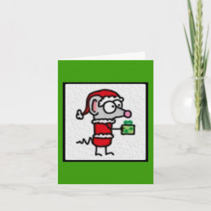 Weihnachtsmäuse Feiertagskarte