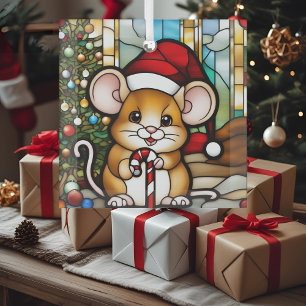 Weihnachtsmäuse Imitate aus festem Glas Ornament Aus Glas