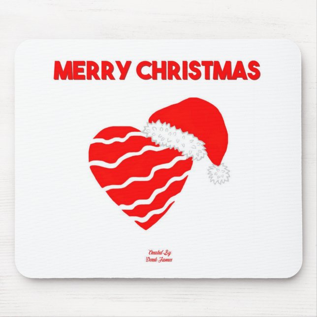 Weihnachtsmäuse Mousepad (Vorne)