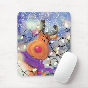 Weihnachtsmäuse Pad Happy Rentier Mousepad