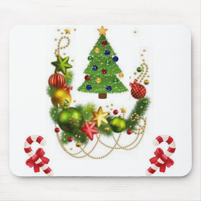 Weihnachtsmäuse Pad Mousepad (Vorne)
