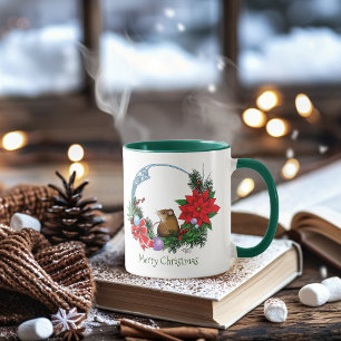 Weihnachtsmäuse Wreath Tasse