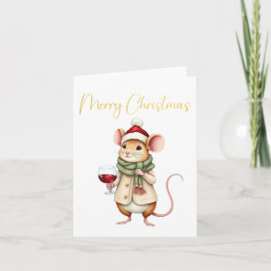 Weihnachtsmäusenkarte Karte