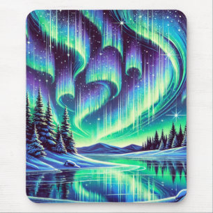 Weihnachtsmauspad im Norden Mousepad
