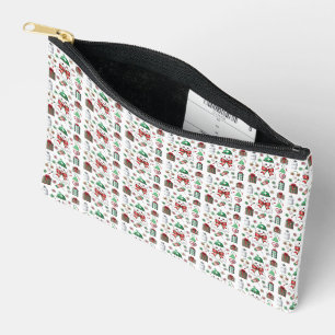 Weihnachtsmedizin mit Stethoskop Weihnachtsschwest Zubehörtasche
